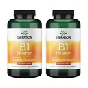 Swanson-vitamiini B1 (Tiamin) - edistää terveellistä aineenvaihduntaa ja tarjoaa energiaa tukea - luonnollinen vitamiini täydentää tukee optimaalinen hermosolujen toiminto - (250 kapselia, 100 mg Each) (2 pakkaus)