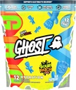 GHOST Hydration Packets, Sour Patch Kids Blue Raspberry, 12 Sticks, Electrolyte Powder - Drink Mix täydentää magnesium, kalium, kalsium, C-vitamiini - Vegaani, vapaa soija, sokeri & Gluteeni