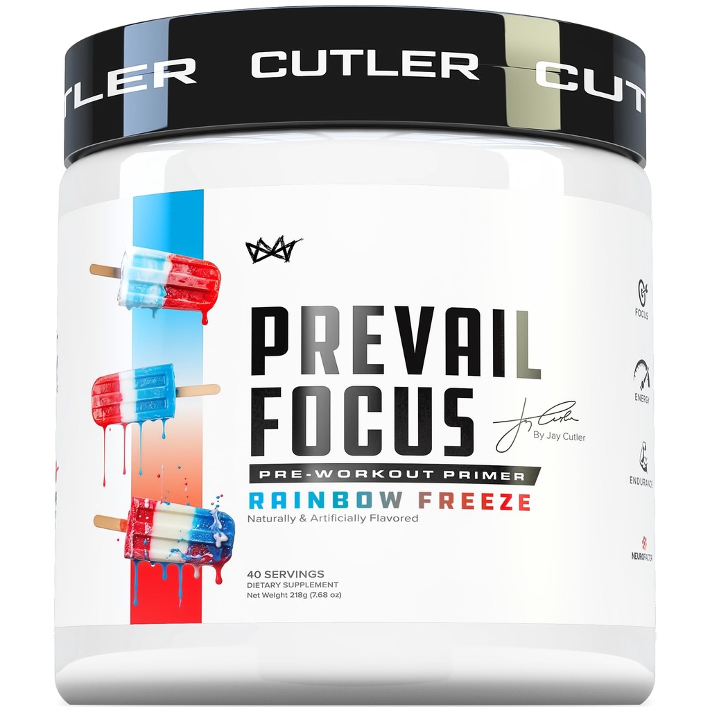 Prevail Pre Treenout Powder with Nootropics: Pre Treout for Miehet ja naiset, Cutting Edge Energy and Focus Supplement with L Citulline, Alpha GPC, L Tyrosine, Neurofactor ...