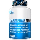 Evlution Nutrition Nitric Oxide Booster L-Arginine Supplement - High Potency Nitric Oxide Supplement med 1500mg L Arginine HCL för Förbättrade Pumps Energy Muscle Growth och Vascularity NO Booster
