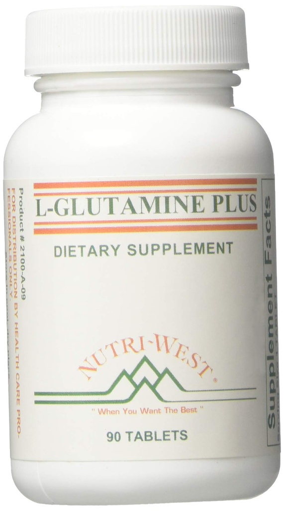 Nutri-West - L-GLUTAMINE Plus -90 Välilehdet