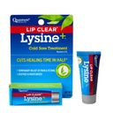 Quantum Health Lip Clear Lysine+ Cold Sore Treatment Soothe & Moisturize Mouth Shores - L-Lysine Menthol Calendula & Propolis Voide - Läpinäkyvä kuume läpipainopakkaus Healing Balm - 0.25 Oz