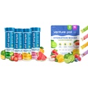 Venture Pal Sugar Free Electrolyte Powder Packets & Chewable Fast-Melt Electrolyte Tabletit, Sport Electrolyte käynnissä vaellus Pyöräily urheilu ravitsemus