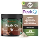 EarthNutri PeakO2 Treenaus täydennysosa - Sieni täydentää ennen harjoittelua Endurance & Atleettinen suorituskyky ... Ei lisäaineita, ei täyteaineita... tukee kestävyyttä, voimaa & Recovery - 60 palvelinta