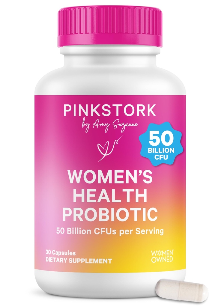 Pink Stork Naiset Terveys Probiootti, 50 miljardia PMY Kliinisesti tutkittu Probiootit ...