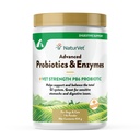 NaturVet - Advanced Probiotics & Enzymes - Plus Vet Strength PB6 Probiotic | Stöder och Balanser Husdjur med känsliga magar & Digestive Issues | för hundar och katter (1 lb)
