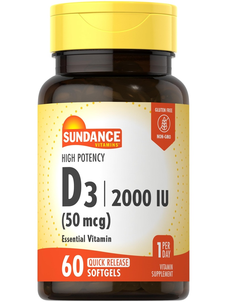 Sundance D3 -vitamiini 2000 IU