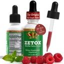 ZETOX | Zeolite Detox för barn och vuxna | Förbättrad med Methyl Vitamin B12 och D3 | Premium Grade Liquid Clinoptilolite Zeolite Drops | Stöder Gentle Daily Detox, Energy och Focus (60 portioner)