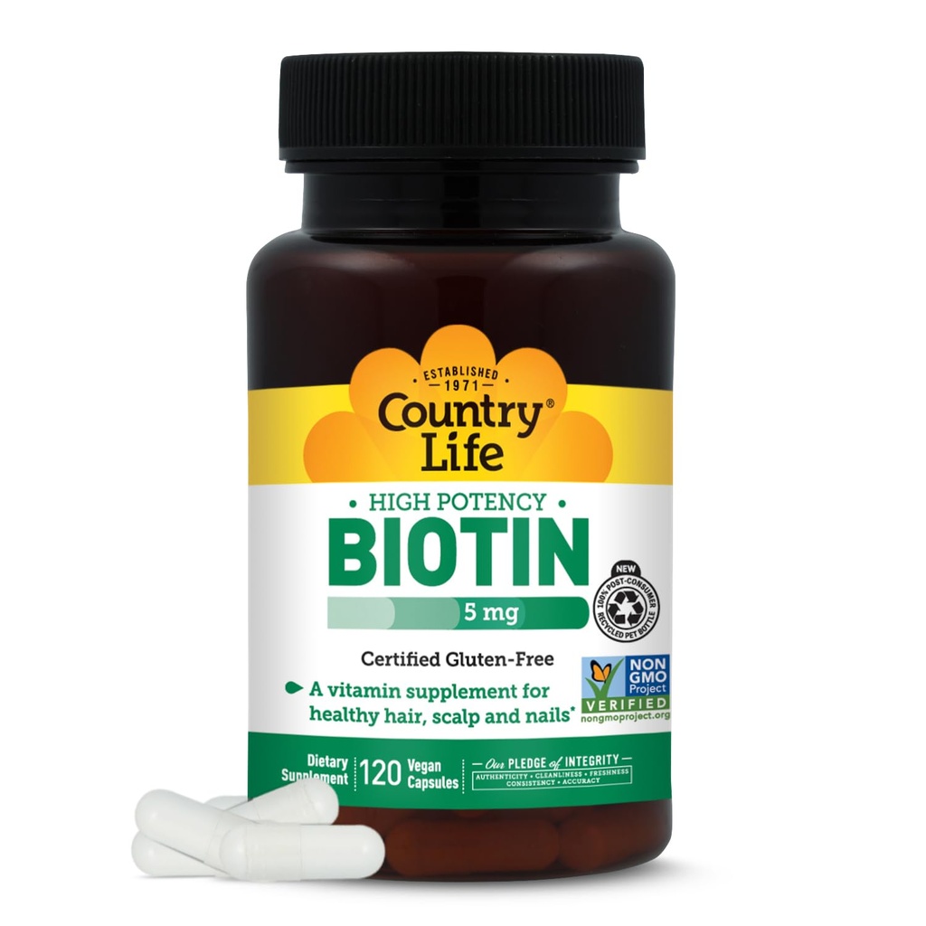 Maa Elämä Elämä Biotiini 5 mg Vegicaps, 120