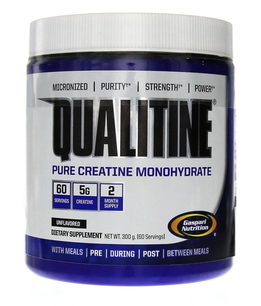 Gaspari Nutrition Pure Creatiini Monohydraatti, 5g puhdasta Creatiinia, Boost Lihas ja koko (Aromiton, 60 tarjoilua)