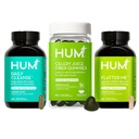 HUM Green Detox Bundle kanssa Imater Me Dgestive Enzymes, Daily Cleanse Acne Supplement, ja Selleri Juice Fiber Gummies kanssa klorofylli, 3-asteikon Wellness Set, Tukee Dgestive & Gut Health