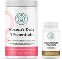 Feminin Vitality Bundle - 7 Mushroom Complex & Women's Daily 7 Essentials för komplett Wellness