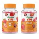 Livliga vitamin D Kids + Zink Kids, Gummies Bundle - Great Tasting, Vitamin Supplement, Gluten Free, GMO Free, Chewable Gummy