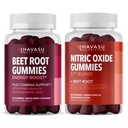 HAVASU NUTRITION Nitric Oxide Gummies med L-Arginine och Beet Root (1 Månadsförsäljning) & Beet Root Gummies med COQ10 & Pomegranate (1 Månadsförsäljning)