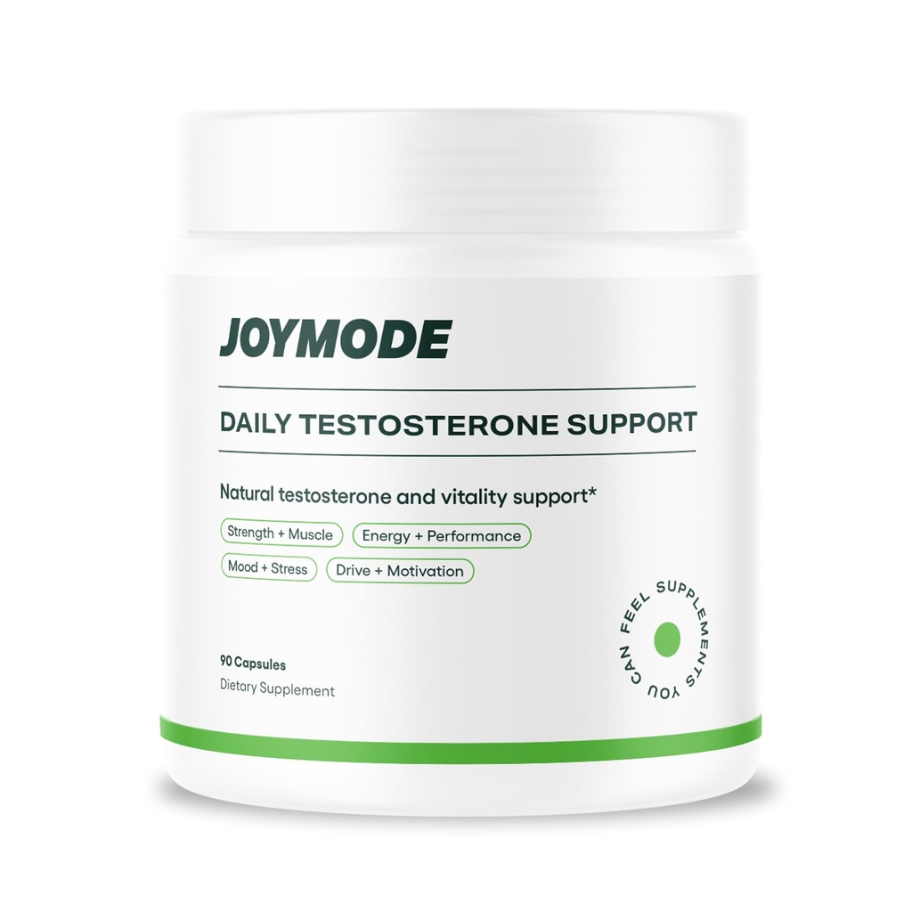 JOYMODE Testosteronin tukikompleksi (180ct) - Luonnollinen täydennys miesten w/Ashwagandha, DIM, magnesium, sinkki & Boron - pakkaus 2