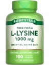 Nature's Truth L Lysine 1000 mg ... 100 päällystettyä kapseleita...