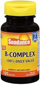Sundance vitamiineja B-Complex 100% päivittäinen arvo, 100 kreivi Jokainen (2)