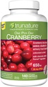 Trunature Cranberry 650 mg, 140 vegetariska kapslar (2 Pack)