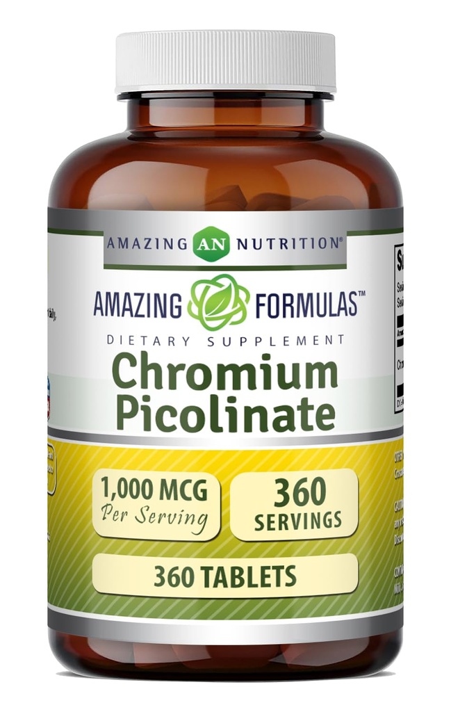Amazing Formula Cromic Picolinate 1000 Mcg ... Tabletit Supplement ...