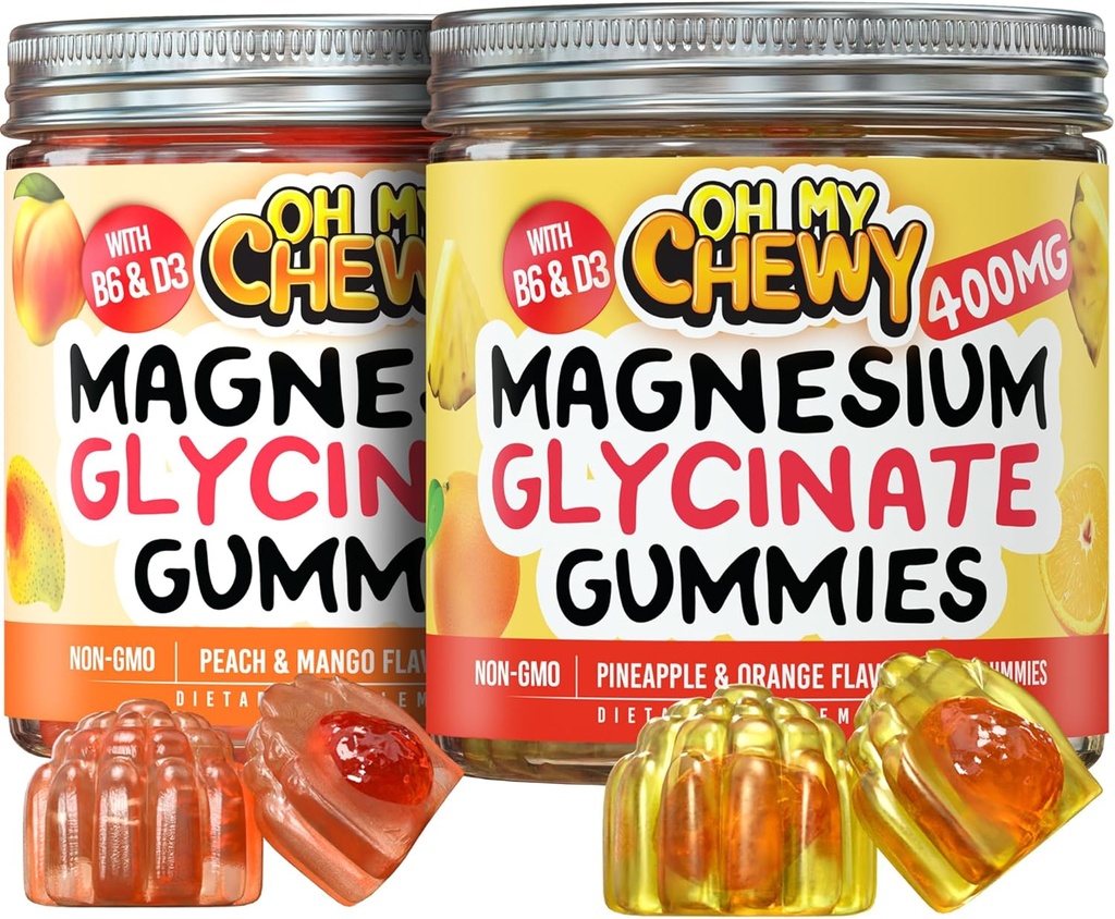 Magnesium Gummies Bundle ... 2 pulloa (60 Each)