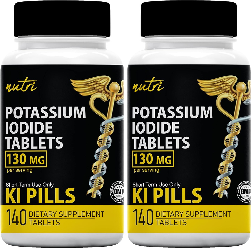 Kaliumjodid tabletter 130 mg (2 Pack) - 280 tabletter