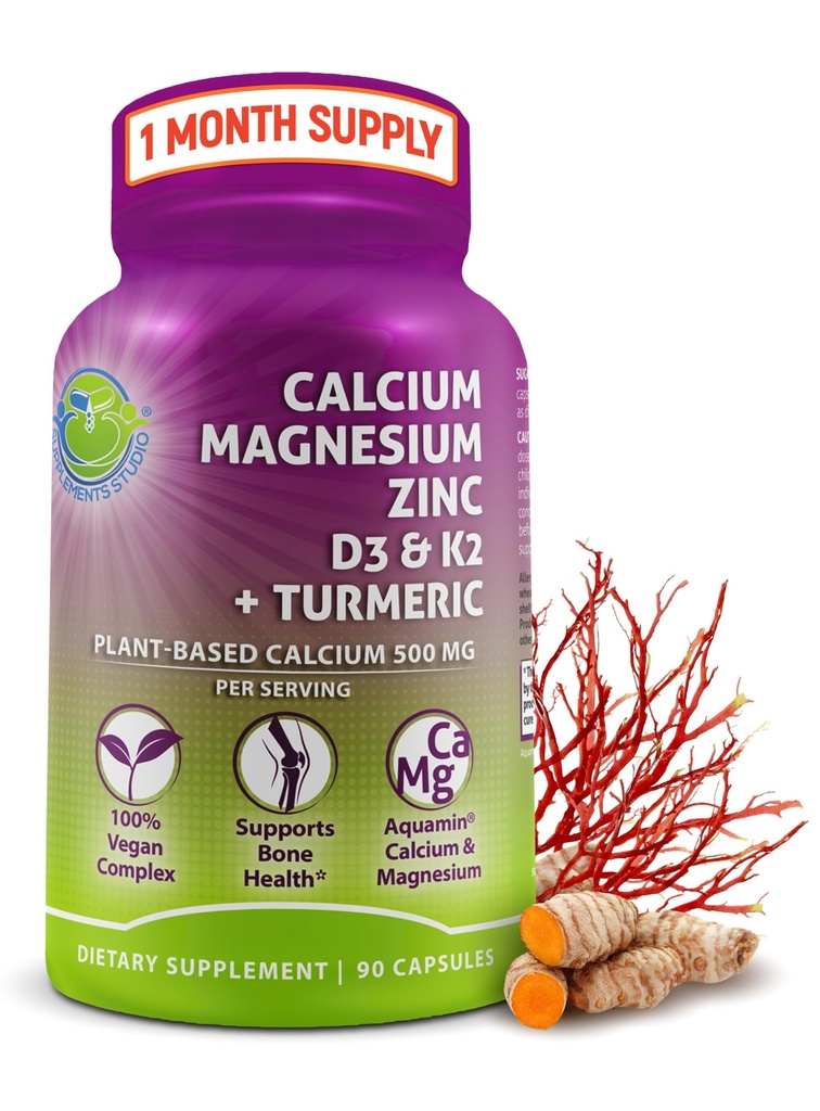 Kasviperäistä kalsiumia 500 mg (Aquamin) 