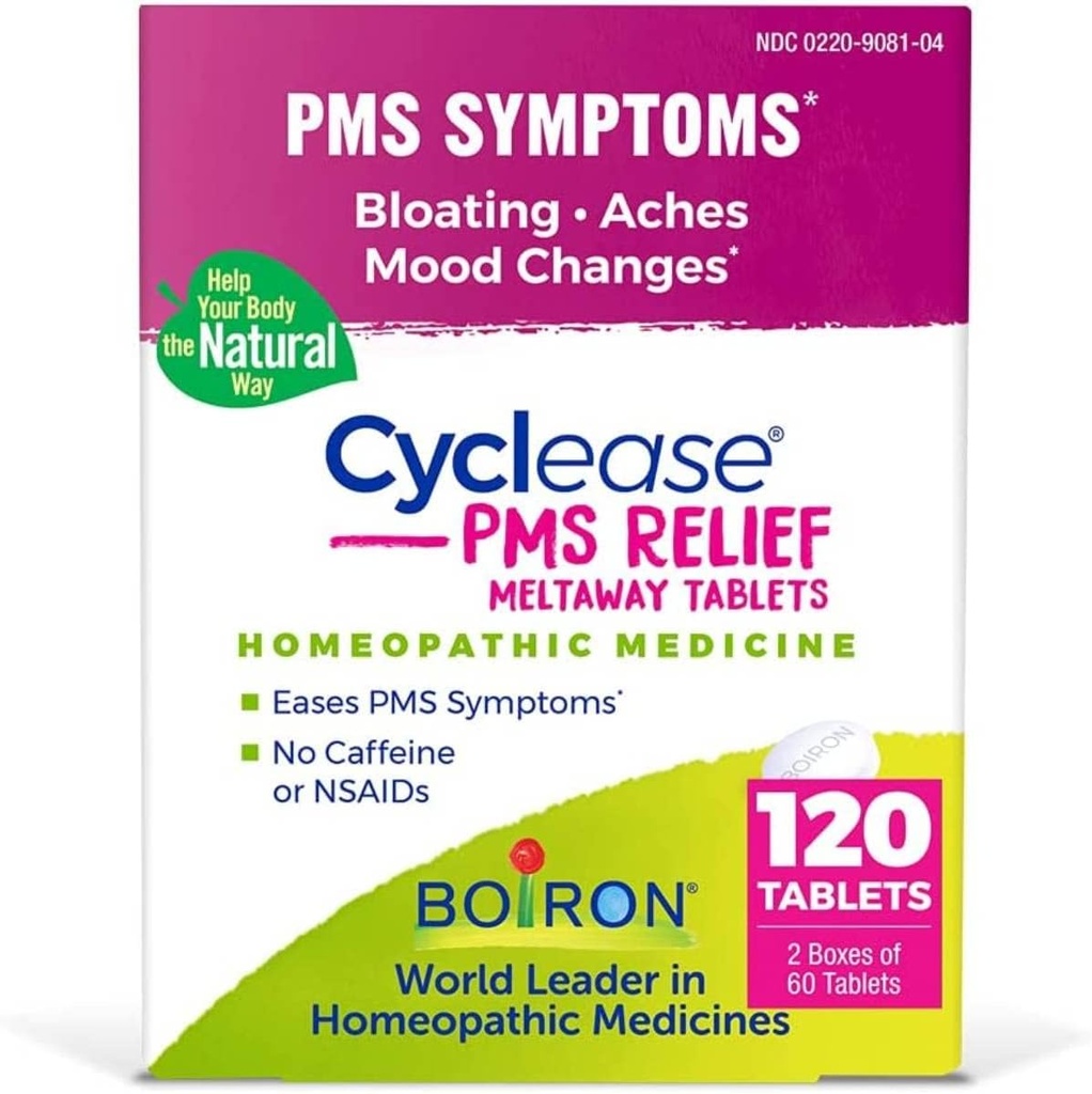 Boiron Cyclease PMS Twin Pack, 120 tablettia