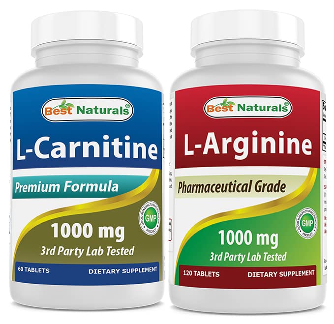 Best Naturals L-karnitiini 1000 mg & L-arginiini 1000 mg