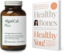 ALGAECAL Bundle kalsium täydentää naisten ja miesten D3- ja K-vitamiinia, magnesiumia ja Book by Lara Pizzorno Terve Bones Terve You, lisätä luun terveyttä, yhden kuukauden tarjonta