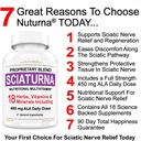 Sciatic Nerve Relief Support Supplement 450 mg Alpha Lipoic Acid - 18 in 1 Super Formula alaselkä, Hip, Lumbar, Reisi, Jalka, Jalka - Paras Natural Sciatic Nerve Relief Support - 90 kapselia