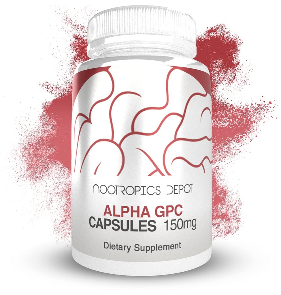 Nootropics Depot Alpha GPC kapselit ... 150mg...60 Count...