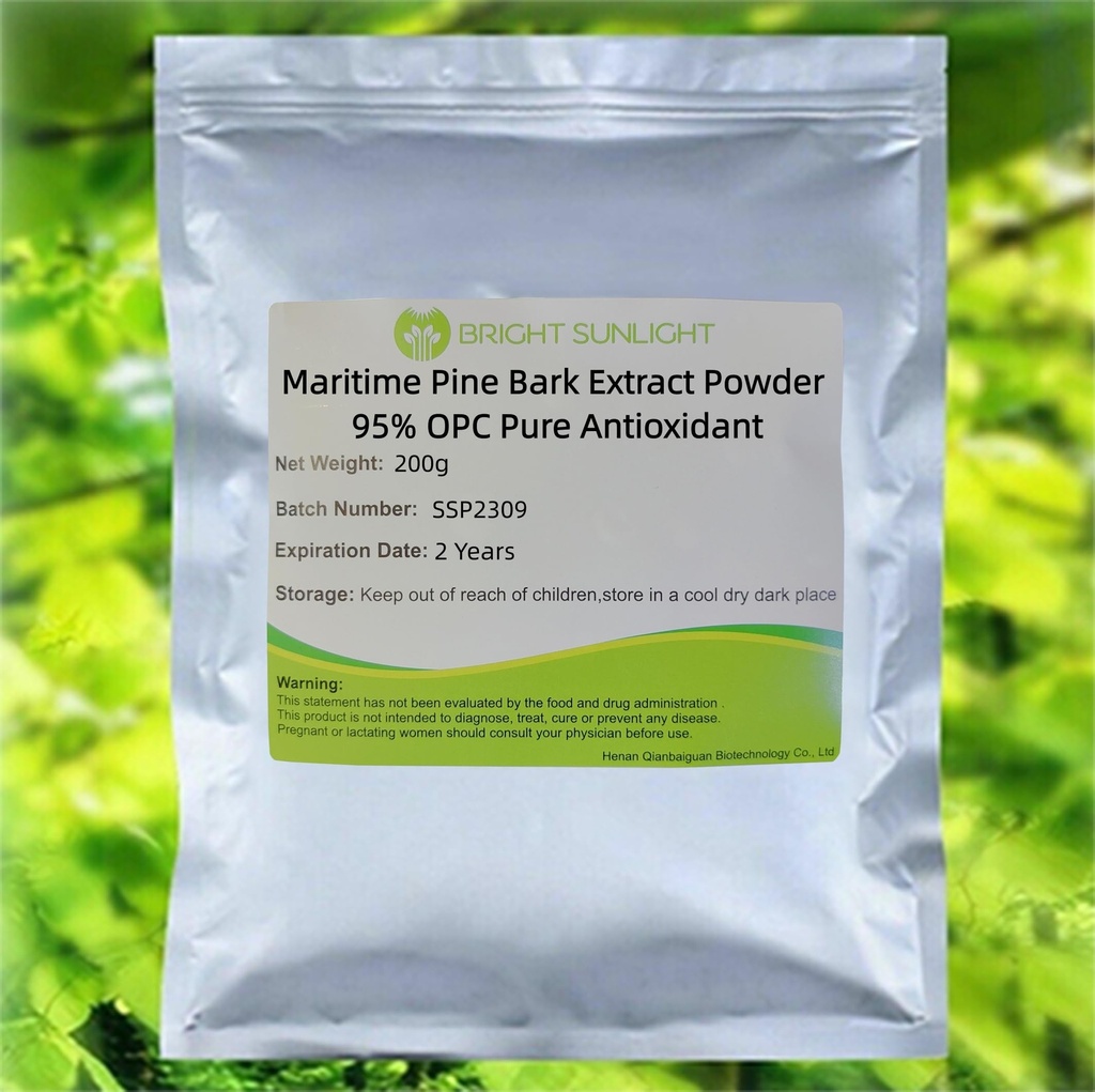 Maritime Pine Bark -uutejauhe 95% OPC Pure Antioksidantti 200g