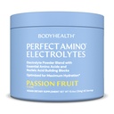 BodyHealth PerfectAmino Electrolytes Powder No Sugar, Hydraation Fasting Keto Zero Sugar Electrolytes Drink Mix with trace Minerals - Passion Fruit - 60 tarjoilua