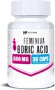 Healthfare Feminiva Boric Acid Vaginal Suppositories ... 30 Count ... 600mg...