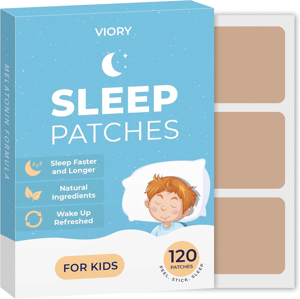 VIRY 120 uni paikat lapsille extra vahvuus - nopea näytteleminen, 100% luonnollisia ainesosia, ihoystävällinen & helppo soveltaa uni tikkuja pojille
