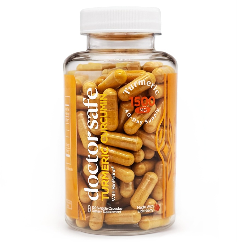 Kurkuma Curcumin Black Pepper Extract 1500 mg - korkea imeytyminen Ultra Potent Turmeeric täydentää 95% Curcuminoids ja BioPerine - Non GMO Curcumin kapselit yhteisen tuen - 120 kapselia