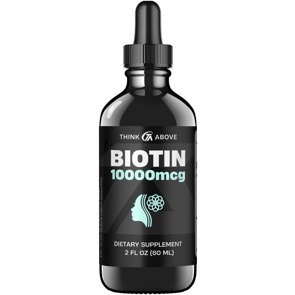 Liquid Biotin 10 000 mikrog C-vitamiinia ... Korkea teho hiukset, iho ja kynsien tuki ... Nopea imeytyminen Biotiini tipat 60 päivän tarjonta ... 2 oz