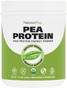 Natures Plus Organic Pea Protein - 1,1 lbs, Vegan Drink Powder - High Energy Protein Powder, Hunger Suppressant, Muscle Builder, främjar hjärthälsa - Icke-GMO, Vegetarian, Gluten-Free - 25 portioner