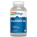 SOLARAY Flaxseed Oil 3000 mg med Omega 3 6 9, Flax Seed Softgels för hudhälsa, Triple Omega Supplement, Non-GMO, Gluten Free, Lab Verified - 60-dagars garanti - 80 portioner, 240 Softgels