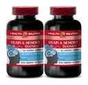 aivot ja muisti - BRAIN JA MEMORY BOOSTER - lisätä käsittely nopeutta, mielen selkeyttä ja keskittyä täydentää, mielen ja muistin tuki täydentää, muisti aivot täydentää, nuorekas aivot - 2B 120 Caps