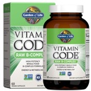 Garden of Life Vitamin B Complex, 60 Vegan Capsules, High Potency Vitamins för energi och metabolism med B6, Folate & B12 som Methylcobalamin Plus Probiotics