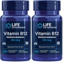 Life Extension B12-vitamiini Methylcobalamiini 500 mcg - B12-vitamiini täydentää yleistä energiaa ja aivojen terveyttä - Sokeriton kasvissyöjä Lozenges liuotetaan suuhun - kerran päivässä - 100