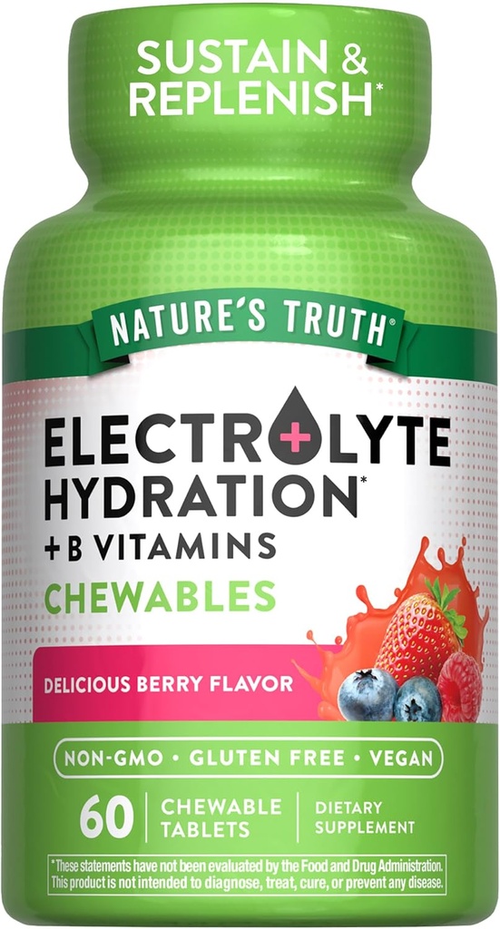 Nature's Truth Electrolyte Tabletit ... 60 Count ...