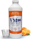 Hautautunut Treasure VM100 Päivittäinen Multi - 32 Tarjoilut, Liquid Vitamiinit Minerals täydentää annoskupin