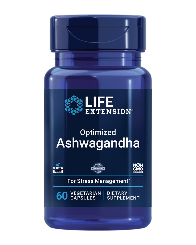 Life Extension DHEA 25mg ja optimoitu Ashwagandha - Lisäravinteet hormonitasapaino, stressin lievittäminen, immuuni- ja kognitiivinen tuki - 100 kapselia ja 60 kapselia
