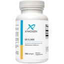XYMOGEN D3 5000 - Bio käytettävissä oleva D3-vitamiini 5000 IU (125 mikrog) - Korkea teho D-vitamiini täydentää tukea Immuuniterveyden, luun + sydämen terveys (180 Softgels)
