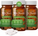 Bio Swiss Beta Glucan Immunity Power - 1,3D-1,6D Glucan med vitamin D - Immune Support Supplement för förbättrat försvar och välbefinnande - Vegan, Glutenfri (180 kapslar)