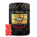 AAKKOSELLINEN LION Pre Treenout Powder, Beta Alanine, L-Taurine & Tri-Source Kofeiini kestävä energia & Focus, typpioksidi & Sitrulli Pumpulle (21 tarjoilua, Lion's Blood Flavor), 1 pakkaus