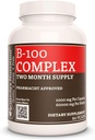 Remedyn ravinto B-100-vitamiini Complex ...1 000 mg, 60 vegaaninen kapselia Ravintolisä...