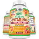 Fresh Healthcare 100% luonnollinen C-vitamiini - 500 mg alkaen Rose HIPS, Acerola Cherry & Camu Camu - korkea imeytyminen Immunosupport, iho, Joint & Collagen Booster kanssa Citrus Biflavonoids - 120 kapselia